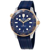 Omega Seamaster Automatic Chronometer Steel & 18kt Yellow Gold Blue