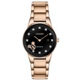 Citizen Eco-drive Mickey Mouse Women's Diamond Accent 30mm Watch