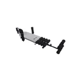Stamina Inline Backstretch Bench W/ Cervical Traction, Gray