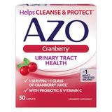 AZO Cranberry for Urinary Tract Health, Cleanse + Protect - 50ct