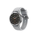 Samsung Galaxy Watch4 Classic, 46mm, Silver, Bluetooth - Accelerometer, Gyro Sensor, Barometer, Ambient Light Sensor, Digital Compass, Optical Heart R