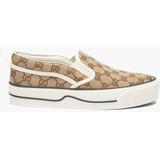 Tennis 1977 Gg-jacquard Slip-on Trainers - Natural - Gucci Sneakers