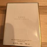 Ralph Lauren Other | Love Eau De Parfum Spray By Ralph Lauren 2.5 Fl. Oz. - Sealed Box | Color: Cream/Gold | Size: 2.5 Fl. Oz.