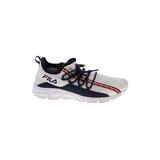 Fila Sneakers: White Solid Shoes - Size 9