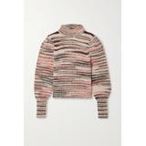 Veronica Beard - Alston Space-dyed Alpaca-blend Turtleneck Sweater - Brown