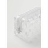 Transparent cosmetic bag white - Woman - One size - MANGO