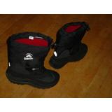 Kamik Waterproof Cold Weather Snow Boot Style 24185 Black Boys 6