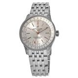 Breitling Navitimer Automatic 35 Silver Dial Stainless Steel Women's Watch A17395F41G1A1 A17395F41G1A1