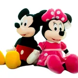 33cm Disney Kawaii Minnie Mouse Stuffed Plush Doll Mickey Plush Toys Cartoon Anime Birthday