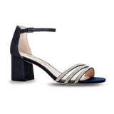 N by Nina Nagida Women's Dress Sandals, Size: 6, Blue