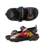 Disney Shoes | Disney Pixar Cars Lightning Mcqueen Boys Light Up Sandals | Color: Black/Red | Size: 11.5b