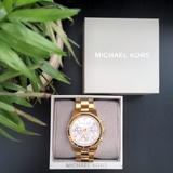 Michael Kors Accessories | Michael Kors Mk-3505 Gold Vintage Analog Watch | Color: Gold | Size: Os