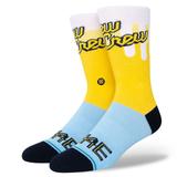 "Men's Stance White Milwaukee Brewers 2022 City Connect Crew Socks"