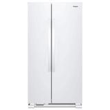 Whirlpool 22 cu. Ft. Side by Side Refrigerator in White