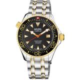 Hudson Yards Automatic Black Dial Watch - Metallic - Gevril Watches