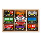 Melissa & Doug(R) Wooden Train Cars