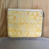 Coach Accessories | Coach Yellow Ipad Computer Cover | Color: Gray/Yellow | Size: Os