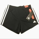 Adidas Bottoms | Adidas Girls Mesh Black Sports Shorts 1018 Medium | Color: Black/White | Size: 10g
