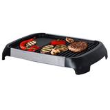 Brentwood Electric Grill & Griddle Die Cast Aluminum in Gray, Size 14.5 H x 21.65 D in | Wayfair TS641