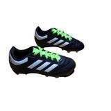 Adidas Shoes | Adidas Junior Goletto Vi Fg Soccer Futbol Cleats Blackwhitegreen Kids Size 13k | Color: Black/Green | Size: 13k
