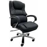 Black Leather 500 Lbs. Capacity Big & Tall Office Chair