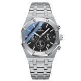 CHENXI Fashion Business Mens Watches Top Luxury Brand Quartz Watch Chronograph Men Stainless Steel Waterproof Wristwatch Relogio Masculino