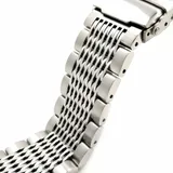 Luxury 22/20/24mm Solid Milan Link Stainless Steel Watch Band Folding Clasp Safety Watches Strap Bracelet Replacement