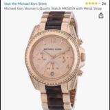 Michael Kors Accessories | Michael Kors Womens Watch Rose Gold Toned | Color: Gold/Tan | Size: Os