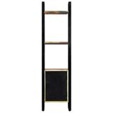 Union Rustic Audrick Standard Bookcase Metal in Black, Size 66.9 H x 19.7 W x 11.8 D in | Wayfair 7FA995021ADF4AF7A31CC1D88DCF49A8