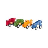 Guidecraft Toy Cars and Trucks Multicolor - Block Mates Construction Vehicle Set