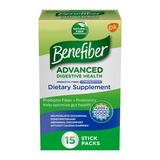 Benefiber Advanced Digestive Health Prebiotic Fiber Supplement Powder with Probiotics, 15 ct | CVS