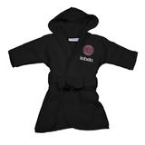 Infant Black New York Knicks Logo Personalized Robe