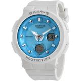 Baby-g Alarm World Time Quartz Analog-digital Blue Dial Watch -7a1dr