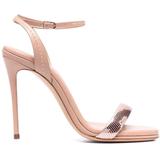 Crepe Pink Leather Julia Roma Sandals