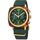 Clubmaster Chronograph Quartz Green Dial Watch