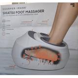 Sharper Image Shiatsu Foot Massager Air Compression Heat 3 Modes