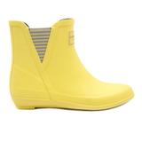 Women's London Fog Piccadilly Chelsea Rain Boot in Yellow Size 6 Medium