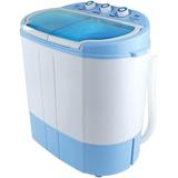 Pure Clean Compact and Portable Washer and Spin Dryer - Top Loading - 7.70 lb Washer Load Capacity 3.30 lb - 120 V AC Input Voltage - 26.40" Power Cor