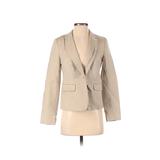 Liz Claiborne Blazer Jacket: Tan Solid Jackets & Outerwear - Size Small