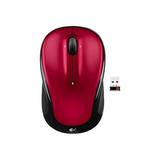 Logitech 910-002651 Wireless Mouse M325 with Designed-For-Web Scrolling - Red