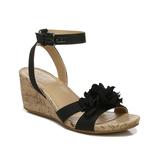 Naturalizer Areda Wedge Sandal | Women's | Black | Size 8.5 | Sandals | Ankle Strap | Wedge
