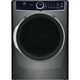 Electrolux ELFE7637A 27 Inch Wide 8 Cu. Ft. Energy Star Rated Electric Dryer with Balanced Dry Titanium Laundry Appliances Dryers Electric Dryers
