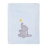 Disney Dumbo Shine Bright Little Star Super Soft Baby Blanket with Applique - Aqua/Gray/Yellow