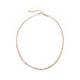 Monica Vinader Mini Nugget Stone Beaded Necklace in 18Ct Gold at Nordstrom