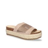 Bella Vita Beverly Espadrille Platform Wedge Sandal | Women's | Taupe | Size 12 | Sandals | Espadrille | Footbed | Platform | Slide
