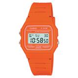 Casio Ladies Orange Resin Strap Watch
