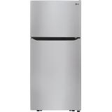 LG LTCS20030 30 Inch Wide 20.2 Cu. Ft. Energy Star Rated Top Freezer Refrigerator with Humidity Controlled Crispers Stainless Steel Refrigeration