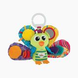 Lamaze Clip & Go Stroller Toy in Jacques the Peacock Size 11.9" x 8.1" x 2.8"