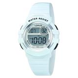 Lorus Ladies White Resin Strap Watch