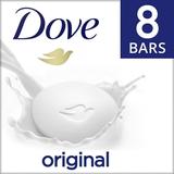 Dove Beauty Bar Gentle Skin Cleanser Original Made With 1/4 Moisturizing Cream More Moisturizing Than Bar Soap 3.75 oz 8 Bars